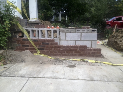 Exterior Masonry Stairs Cleveland Heights